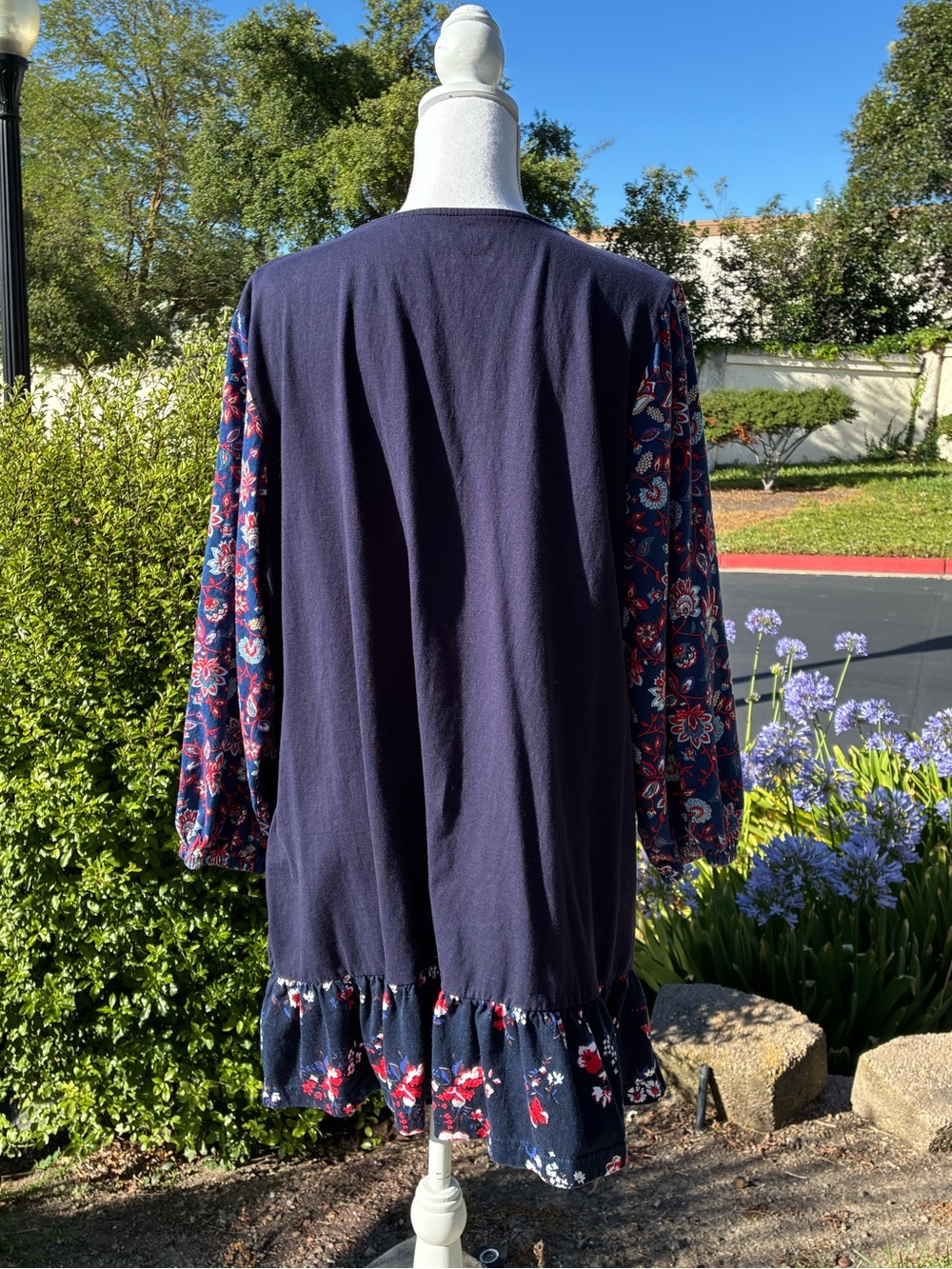 Ulla Popken Dark Navy Cotton Tunic Size 20/22 - Picture 2 of 9